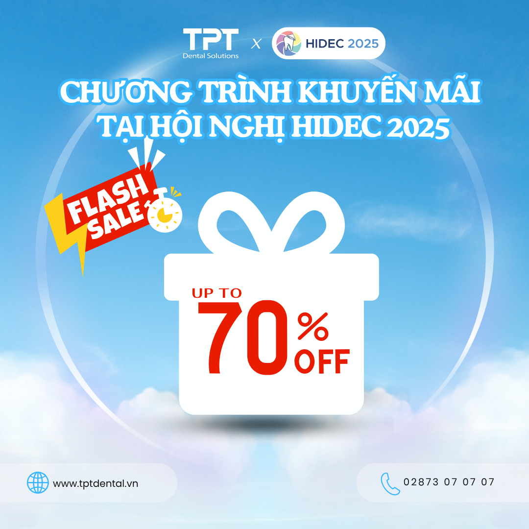 CHƯƠNG TRÌNH KHUYẾN MÃI CỦA TPT DENTAL TẠI HIDEC 2025